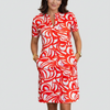 Women's Summer Dress A Line Casual Midi | Floral Dress