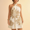 Women's Summer Dress Halter Midi | Casual Dress