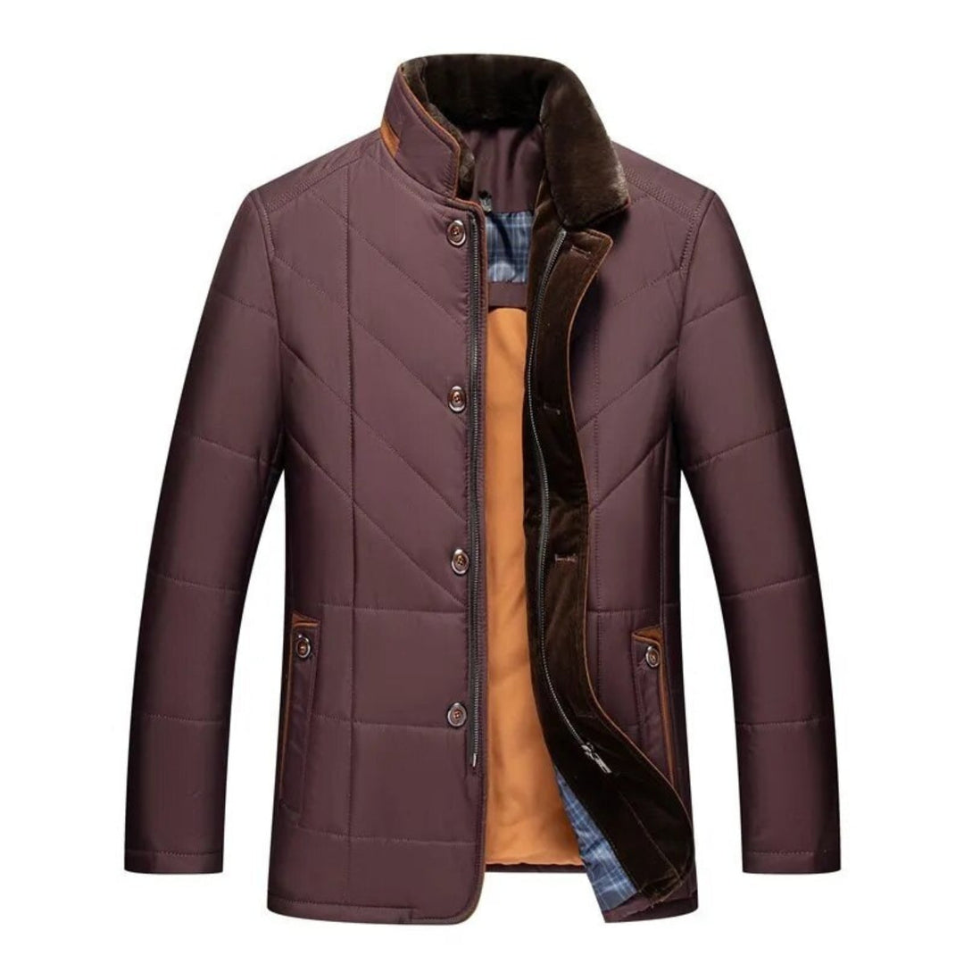 Thomas | Winter jacket-vest with stand-up collar