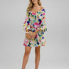 Women's Summer Dress V Neck Floral Mini | Casual Playful Fit