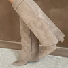 Women's Cowboy Boots Mid Calf | Block Heel Boots
