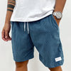Men's Shorts Corduroy Drawstring | Casual Shorts