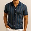 Men's Polo Shirt Button Down Short Sleeve | Casual Collared Shirt