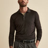 Men's Polo Shirt Long Sleeve | Button Polo