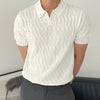 Men's Polo Shirt Knit | Short Sleeve Casual Shirt