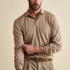Men's Polo Shirt Long Sleeve Knit | Collared Shirt