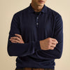 Men's Polo Shirt Long Sleeve Knit | Casual Wear Shirt