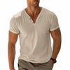 Men's Polo Shirt V Neck Short Sleeve | Casual Shirt