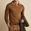 Men's Polo Shirt Long Sleeve Casual | Knit Sweater