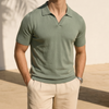 Men's Polo Shirt Collar Casual Short Sleeve | Knit Shirt