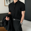 Men's Polo Shirt Collar Ribbed | Casual Polo