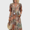 Women's Summer Dress Midi | Floral Pattern with Comfortable Fit