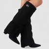 Women's Cowboy Boots Knee High Suede | Leather Western Boots