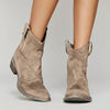Women's Cowboy Boots Low Heel | Western Ankle Boot