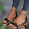 Women's Sandals Arch Support Ankle Strap | Block Heel