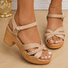 Women's Sandals Block Heel Ankle Strap | Platform Sandals