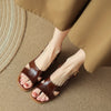 Women's Sandals Vintage Style Slingback | Block Heel