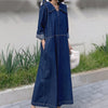 Women's Summer Dress Denim Long Sleeve | Casual Dress