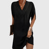 Women's Summer Dress Casual V neck | Tummy Hiding Dress