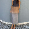Women's Summer Dress Gradient Midi | Casual Dress