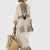 Women's Summer Dress Maxi Long Sleeve | Floral Casual Dress