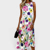 Women's Summer Dress Floral Midi Sleeveless | Midi Dress