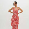 Women's Summer Dress Floral Maxi | Tiered Dress