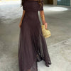 Women's Summer Dress Maxi | Off Shoulder Chiffon Dress