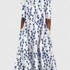 Women's Summer Dress Pocketed | Floral Midi Dress
