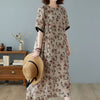 Women's Summer Dress Short Sleeve | Floral Casual Dress