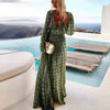 Women's Summer Dress Maxi Long Sleeve | Bohemian Dress