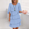 Women's Summer Dress Layered Ruffle Sleeves | Casual Dress