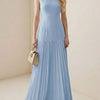 Women's Summer Dress Pleated Maxi Sleeveless | Elegant Evening Wear