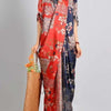 Women's Summer Dress Kimono Maxi | Floral Print Beachwear